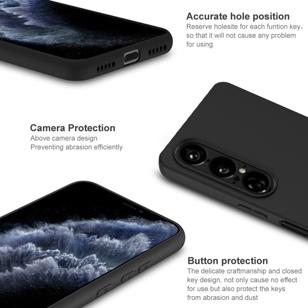 Frosted TPU Case Sony Xperia 1 VII Black