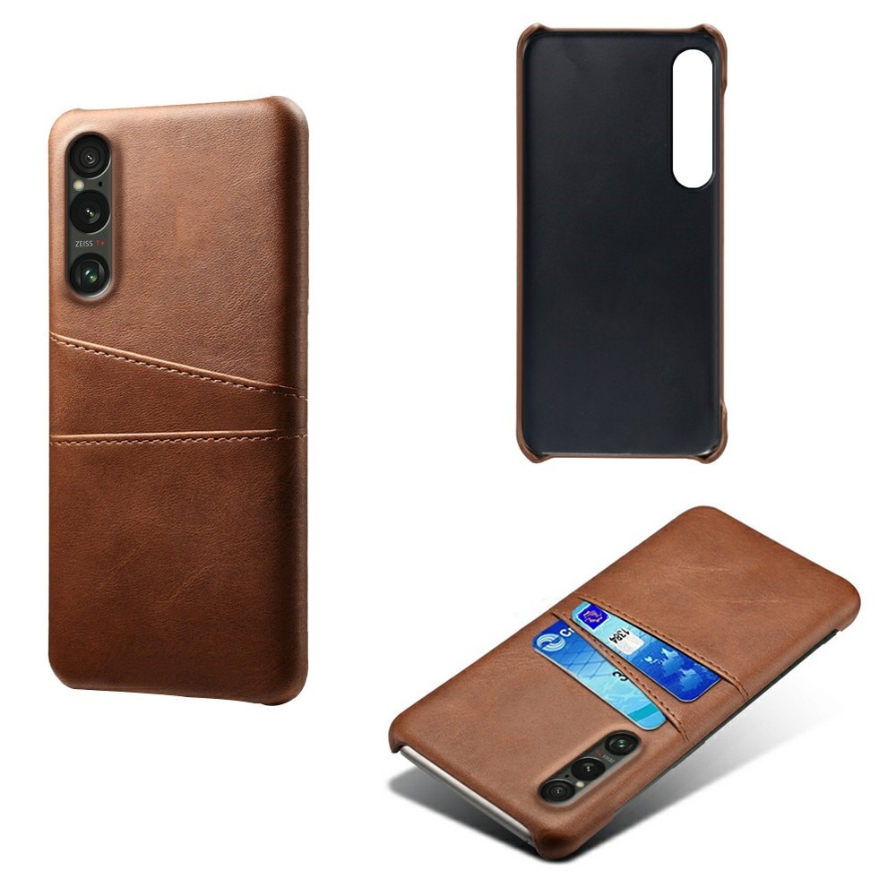 Card Slots Case Sony Xperia 1 VII Brun