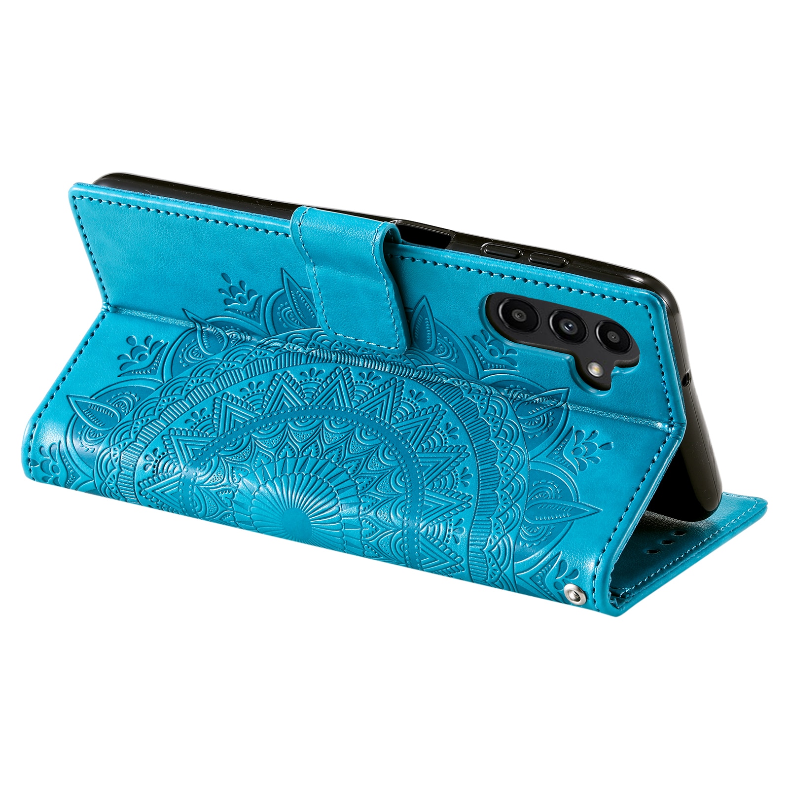 Läderfodral Mandala Samsung Galaxy A17 Blå