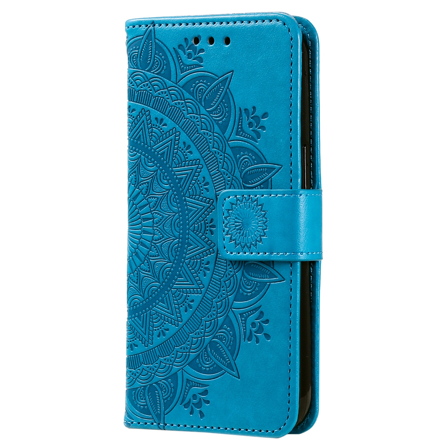 Läderfodral Mandala Samsung Galaxy A17 Blå