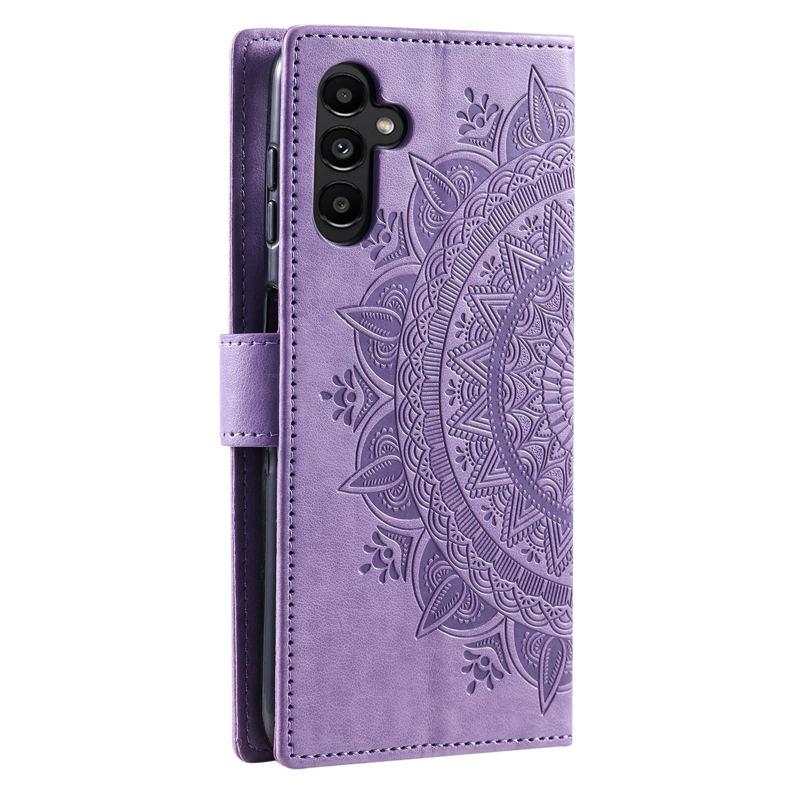 Läderfodral Mandala Samsung Galaxy A17 Lila