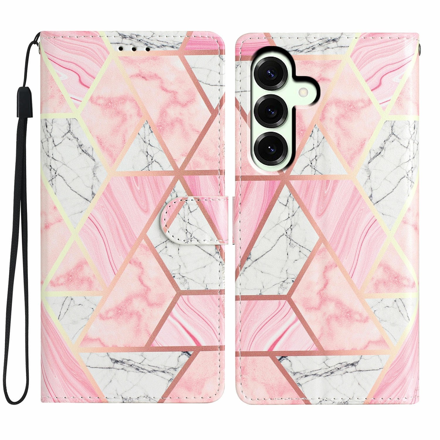 Mobilfodral Samsung Galaxy A17 rosa marmor