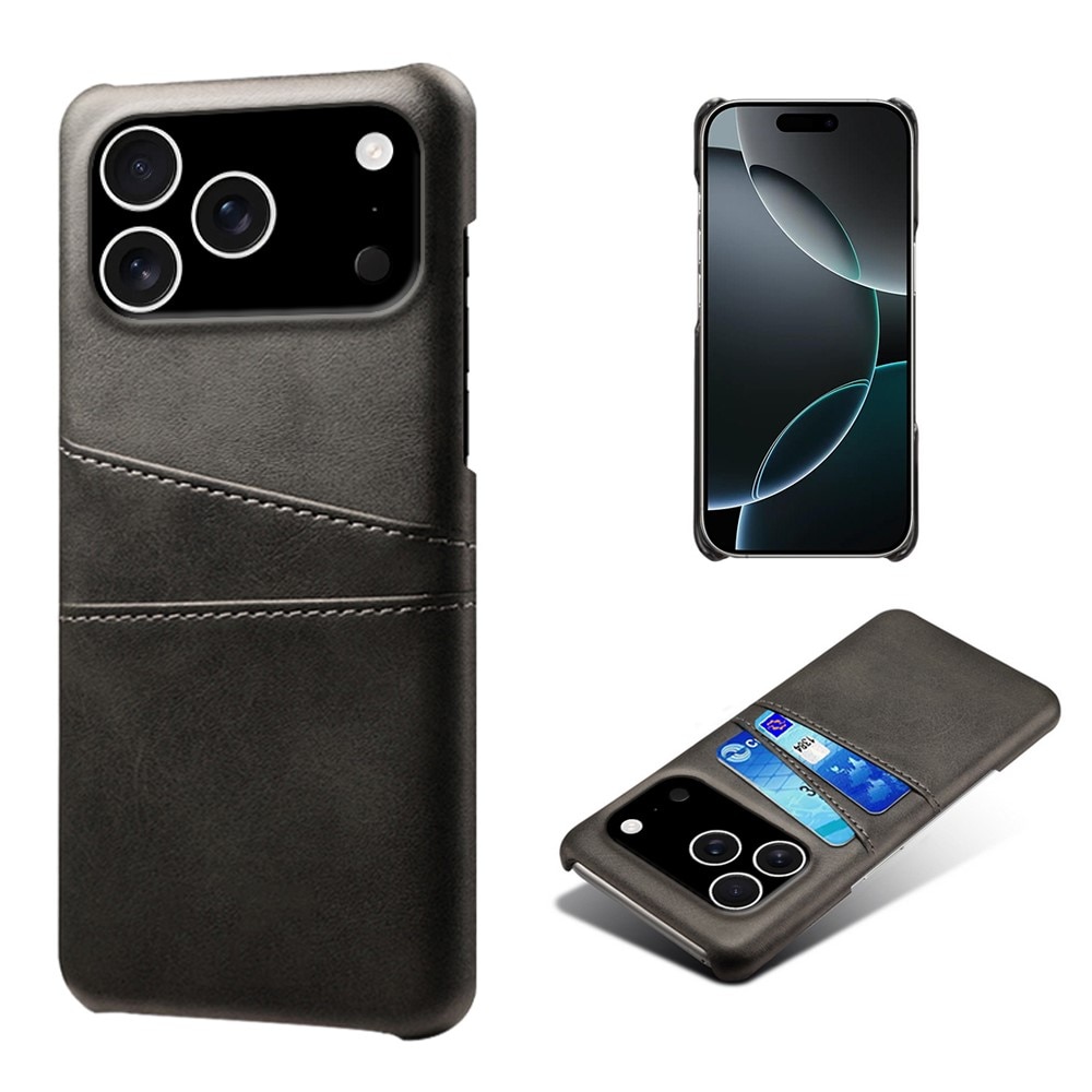 Card Slots Case iPhone 17 Pro Svart