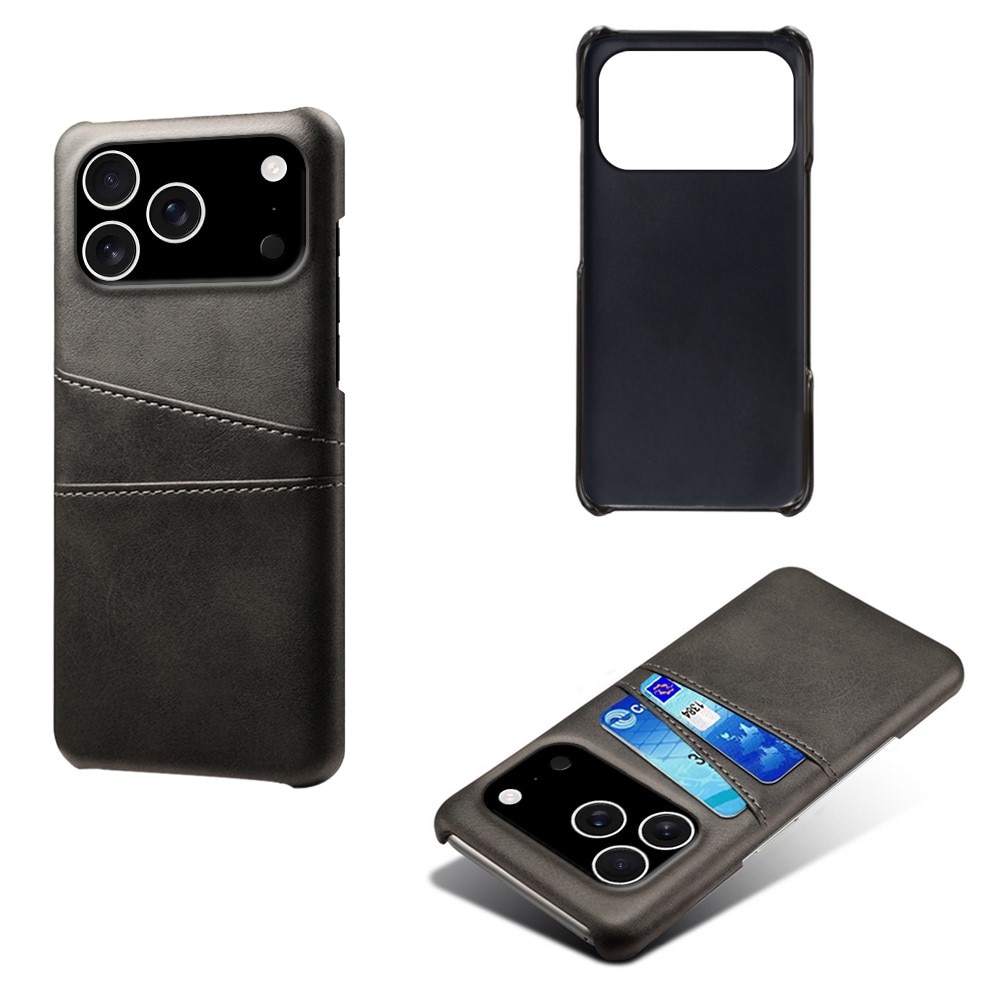 Card Slots Case iPhone 17 Pro Svart