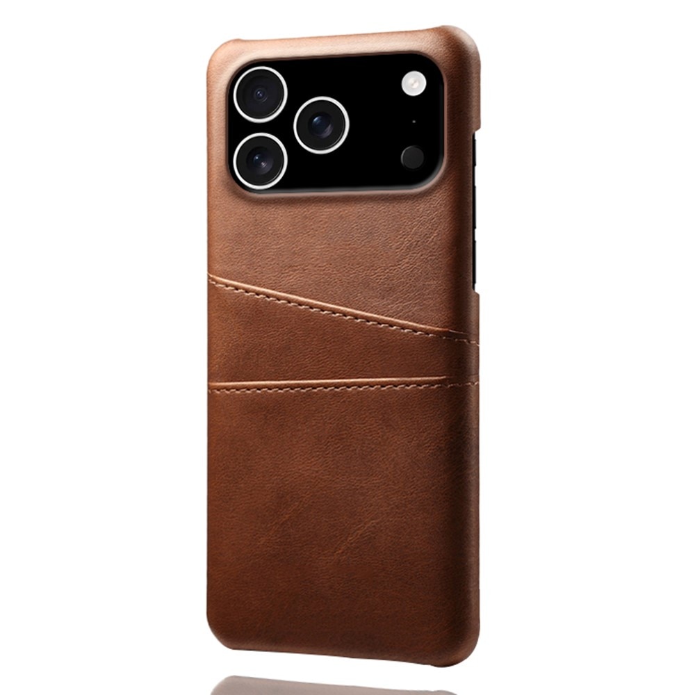 Card Slots Case iPhone 17 Pro Brun