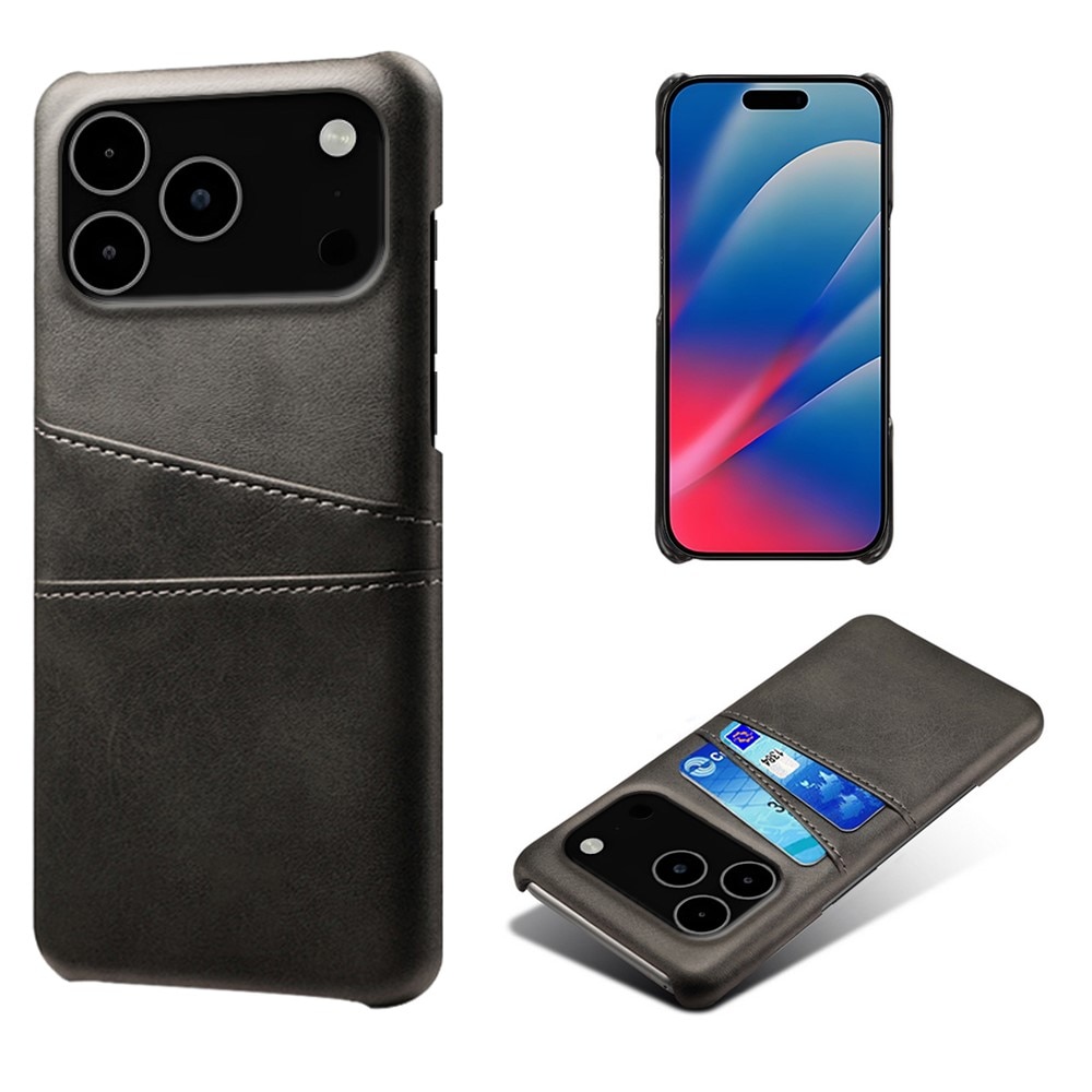 Card Slots Case iPhone 17 Pro Max Svart