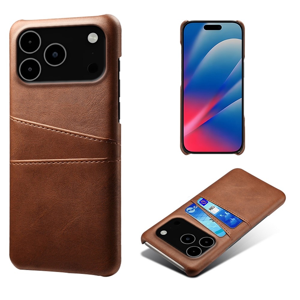 Card Slots Case iPhone 17 Pro Max Brun