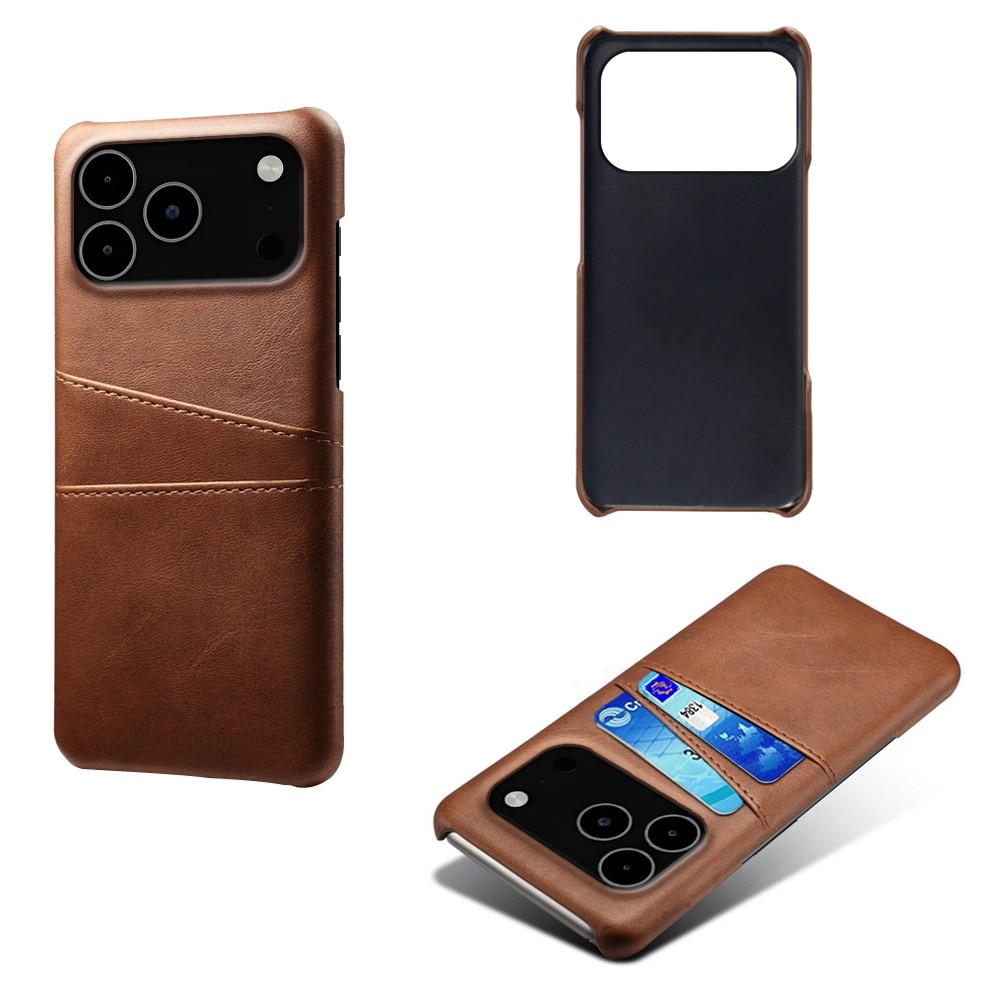 Card Slots Case iPhone 17 Pro Max Brun