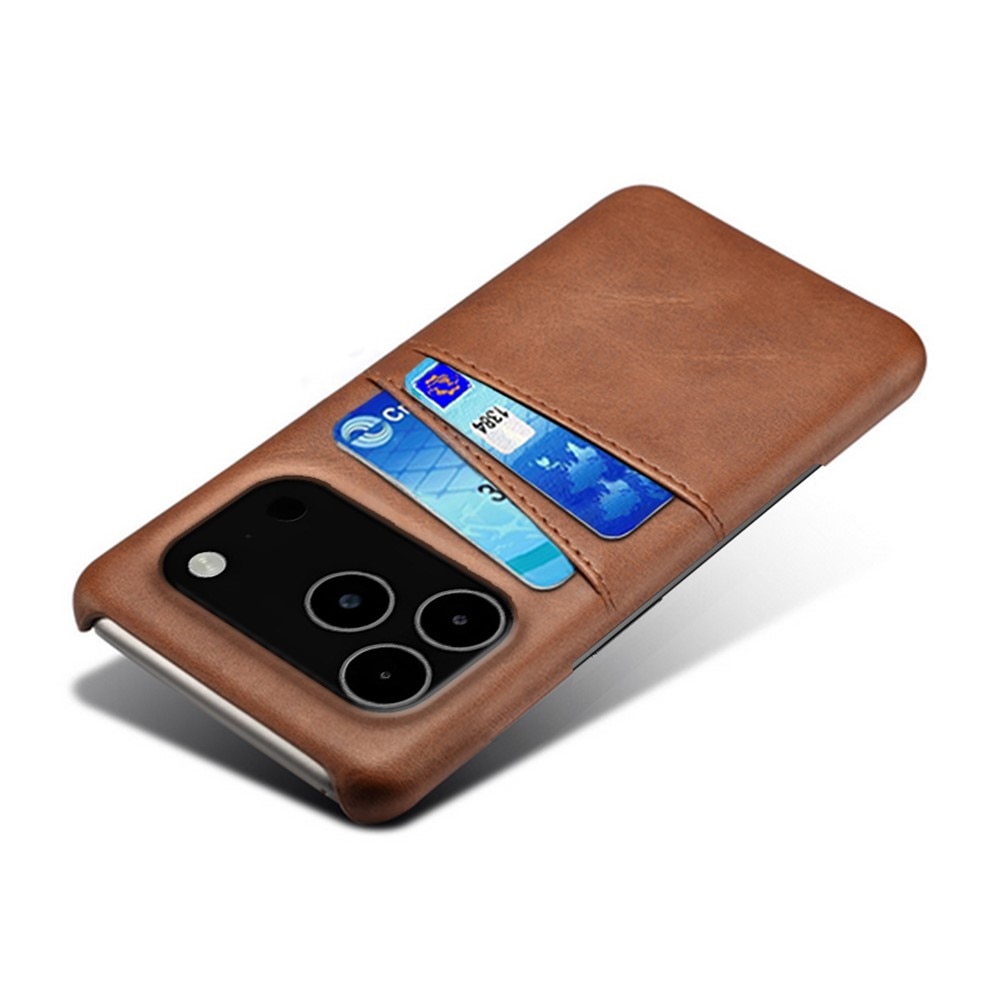 Card Slots Case iPhone 17 Pro Max Brun
