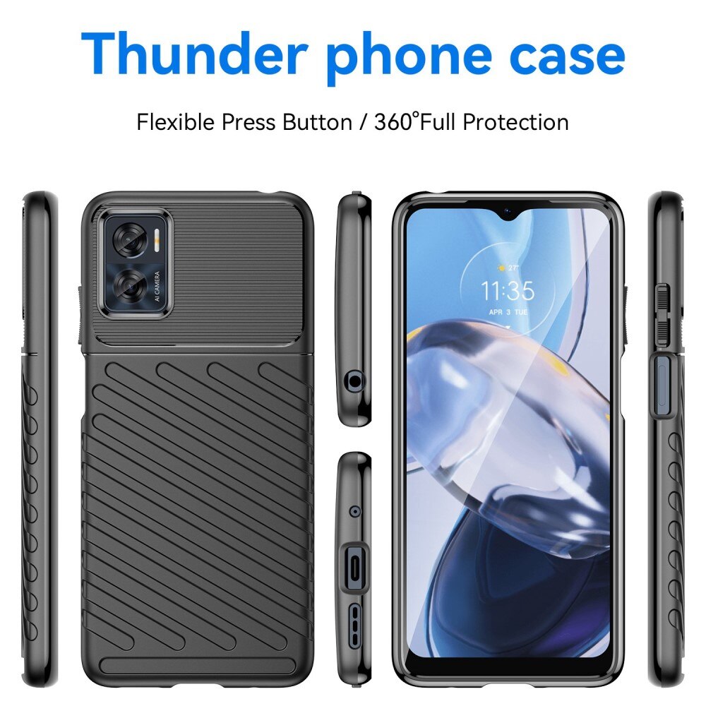 Thunder TPU Case Motorola Moto E22i Black