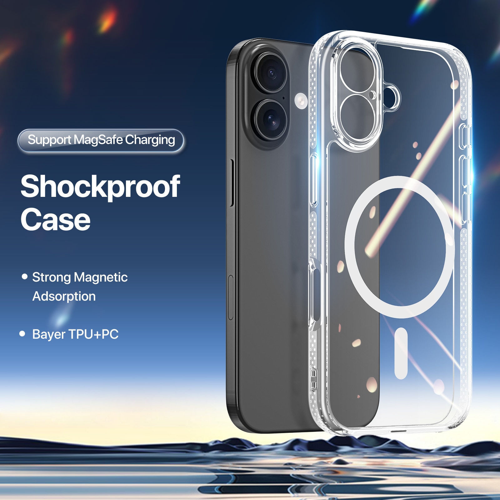 Clin Series MagSafe iPhone 17 transparent