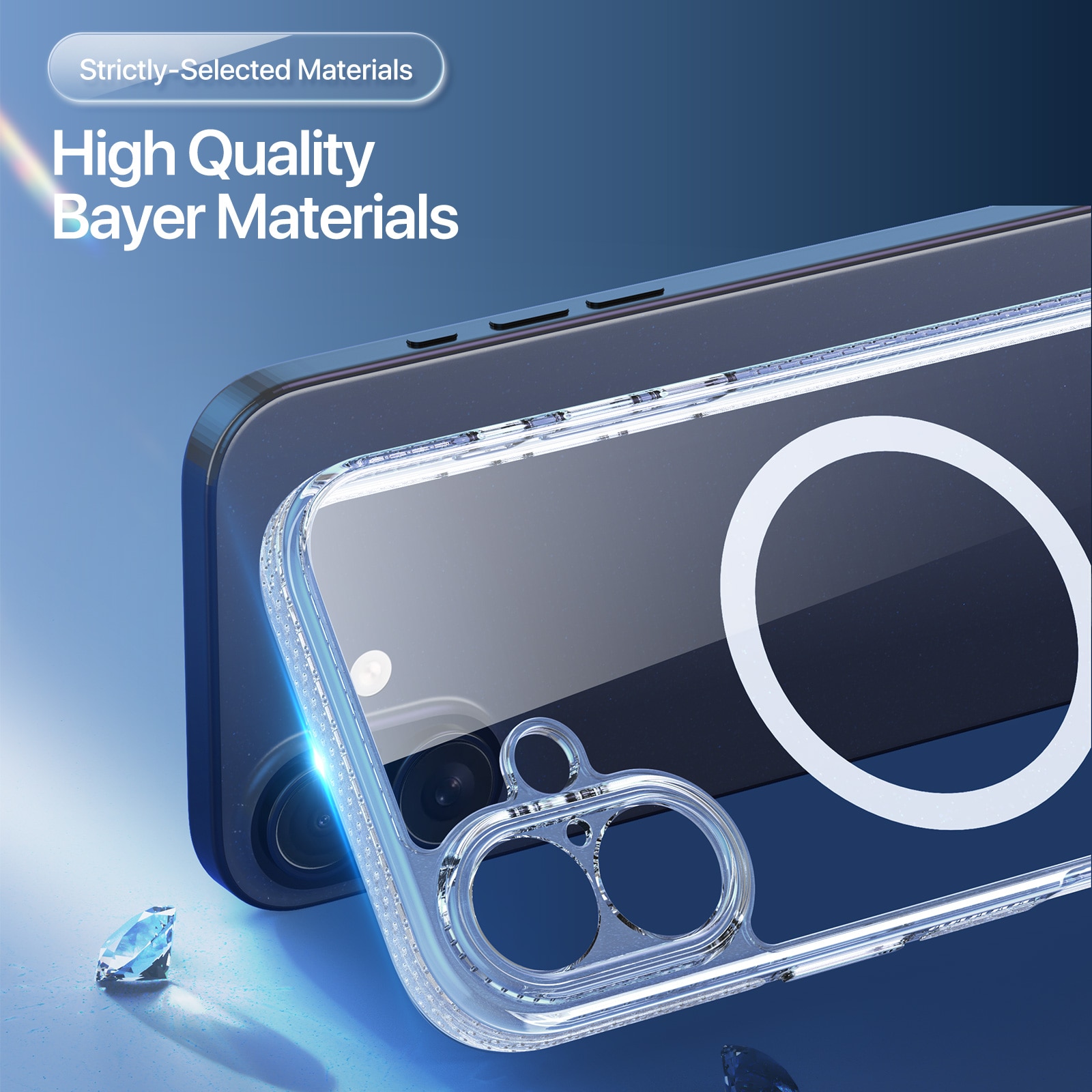 Clin Series MagSafe iPhone 17 transparent