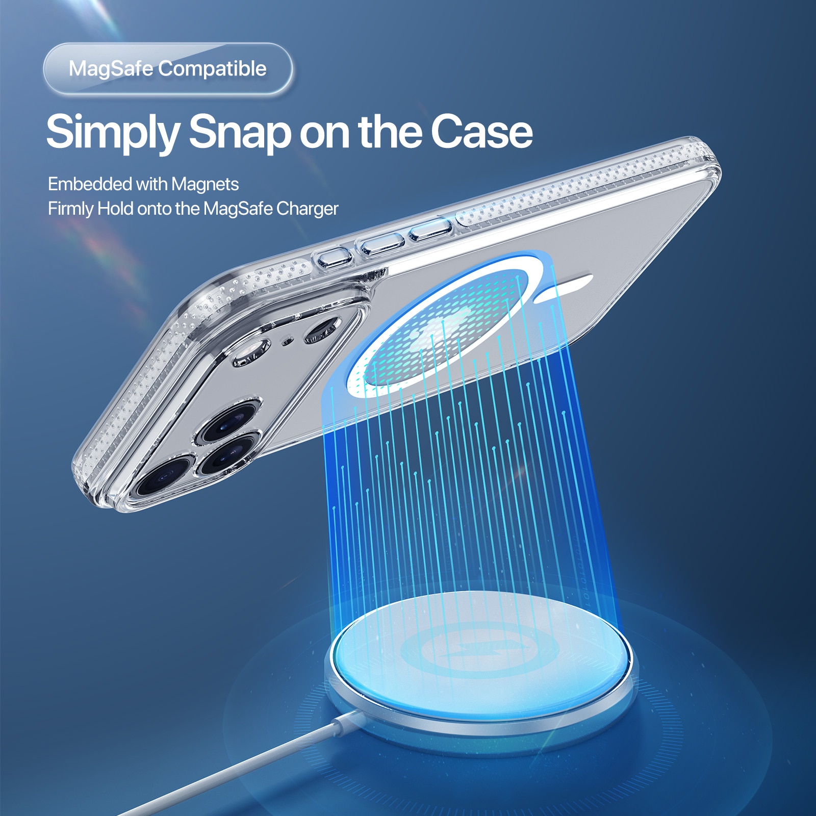 Clin Series MagSafe iPhone 17 Pro transparent