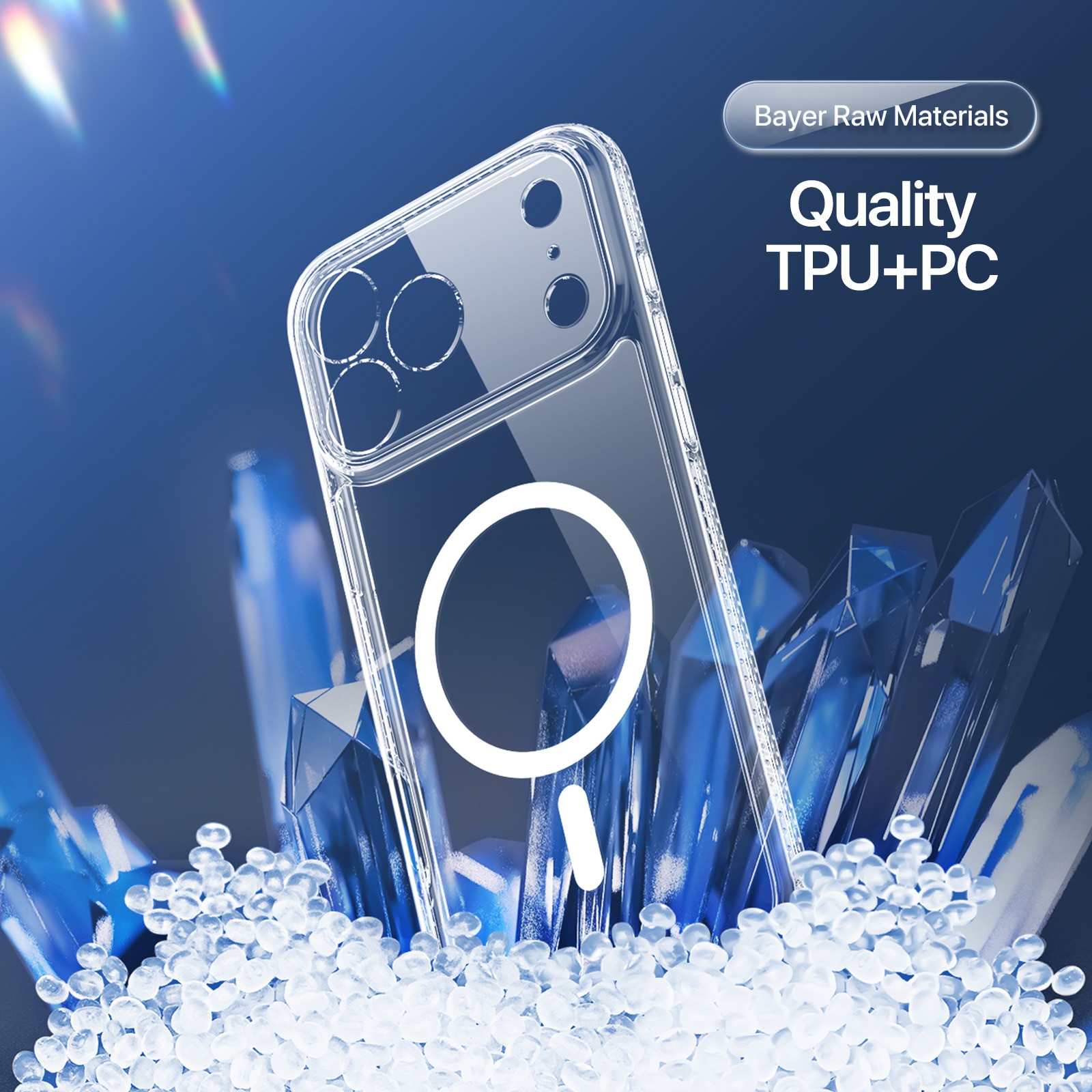 Clin Series MagSafe iPhone 17 Pro transparent