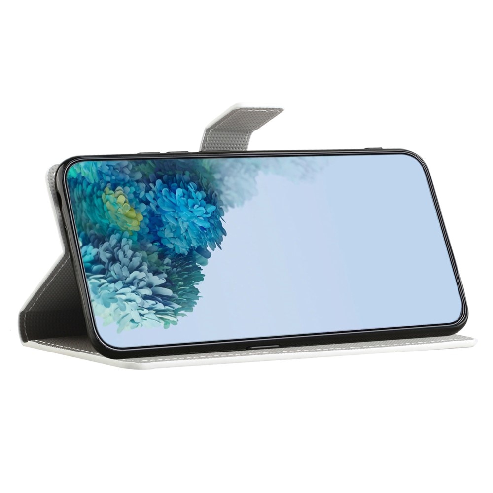 Plånboksfodral Samsung Galaxy A14 blå fjäril
