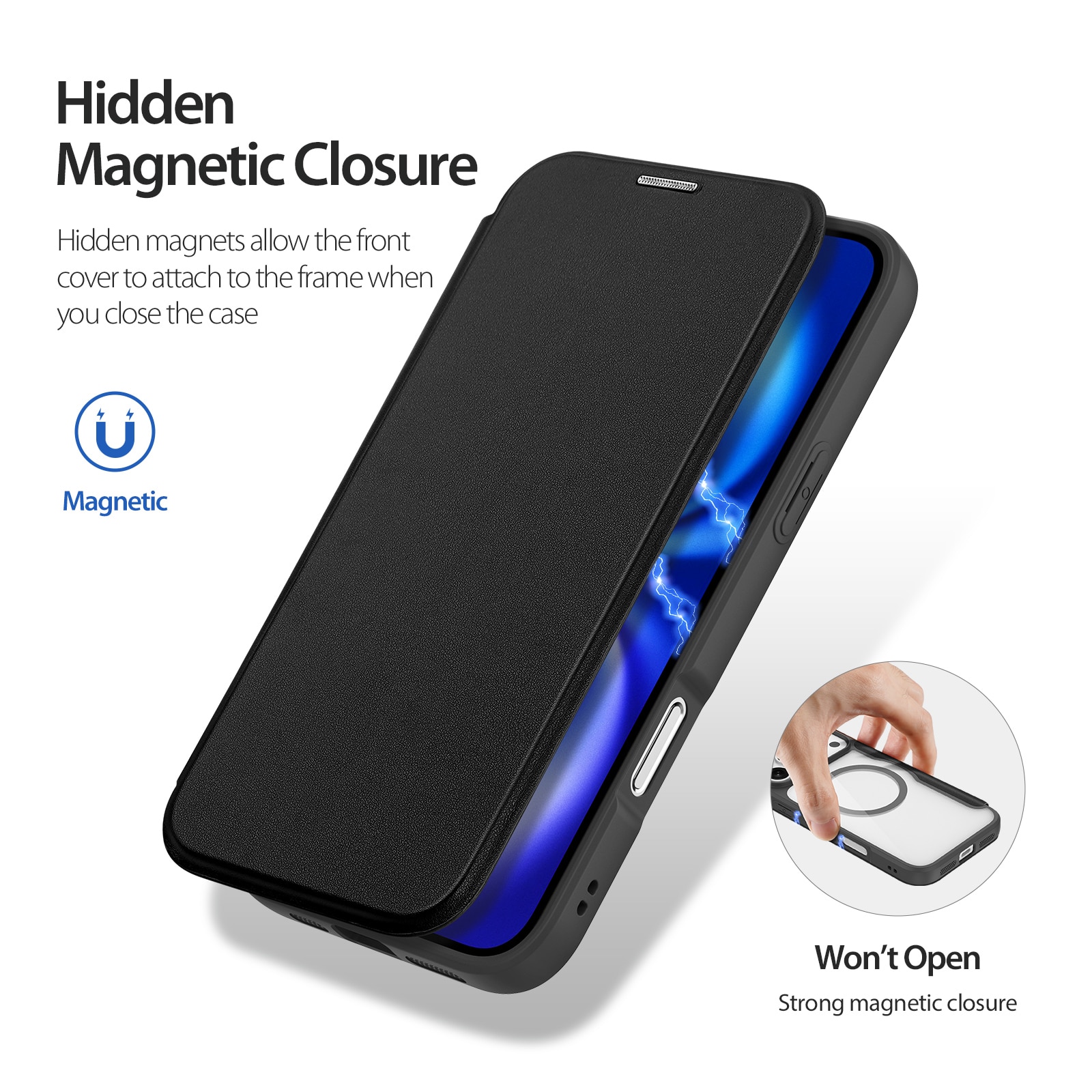 Skin X Pro MagSafe iPhone 17 Pro Svart