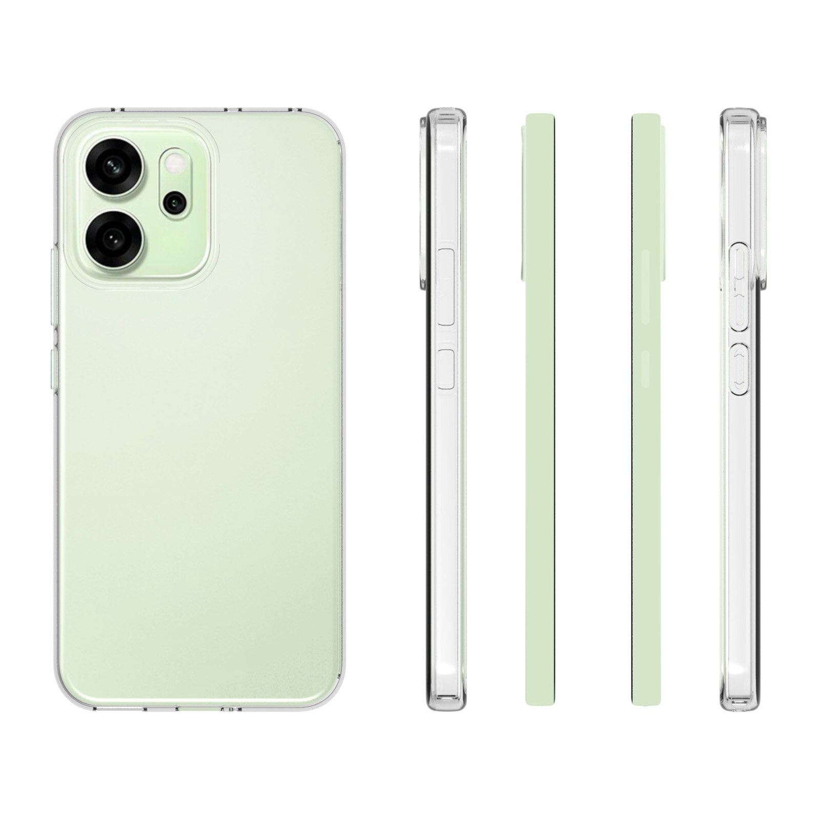 TPU Case Oppo Reno 14 Genomskinlig