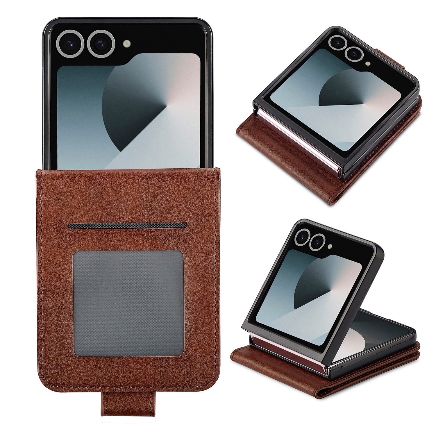 Plånboksfodral Samsung Galaxy Z Flip 7 Brun