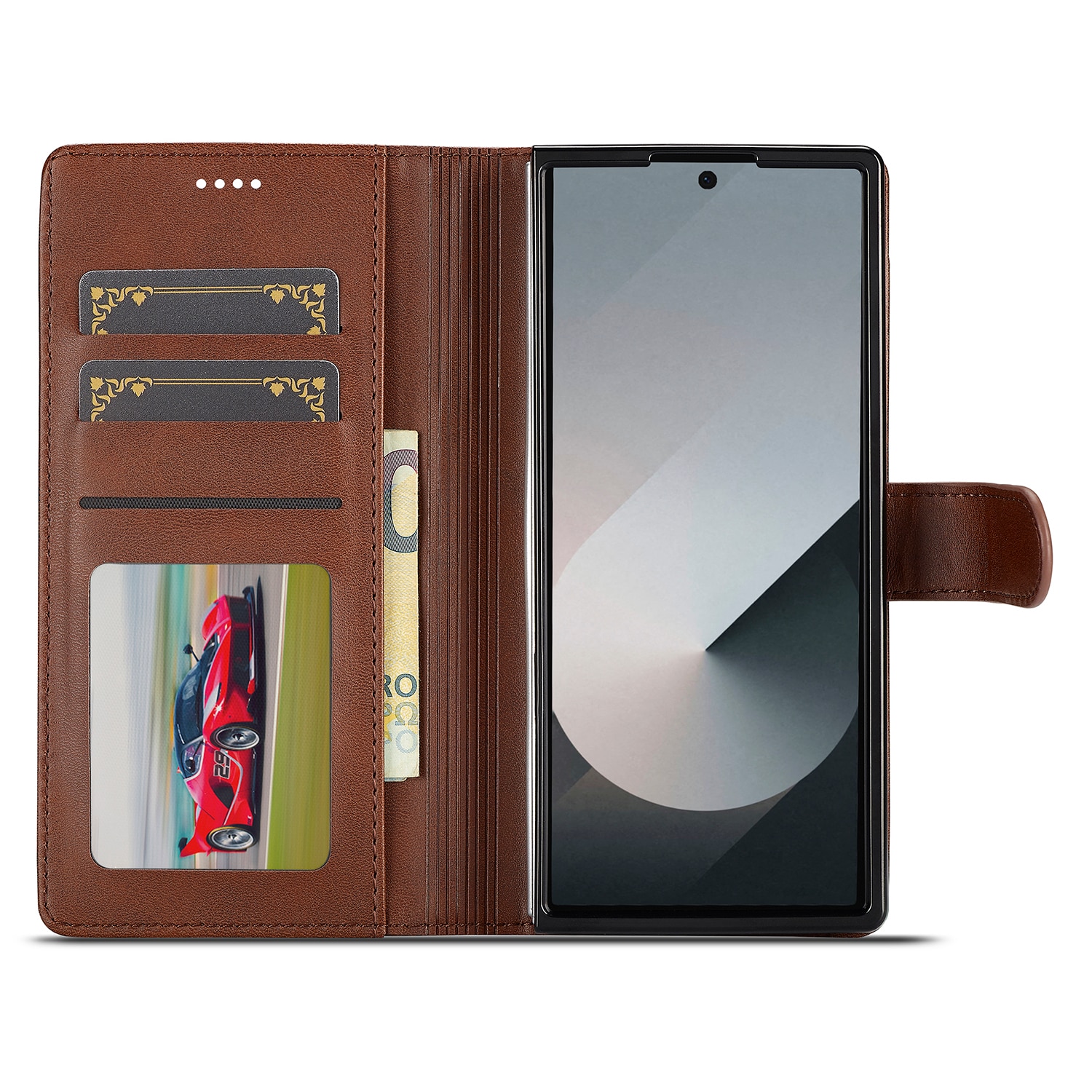 Plånboksfodral Samsung Galaxy Z Fold 7 Brun