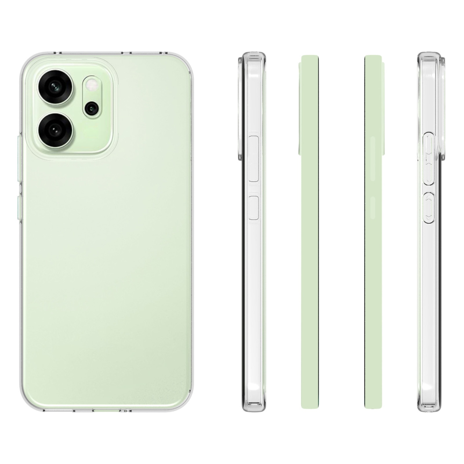 TPU Case Oppo Reno 14 F Genomskinlig