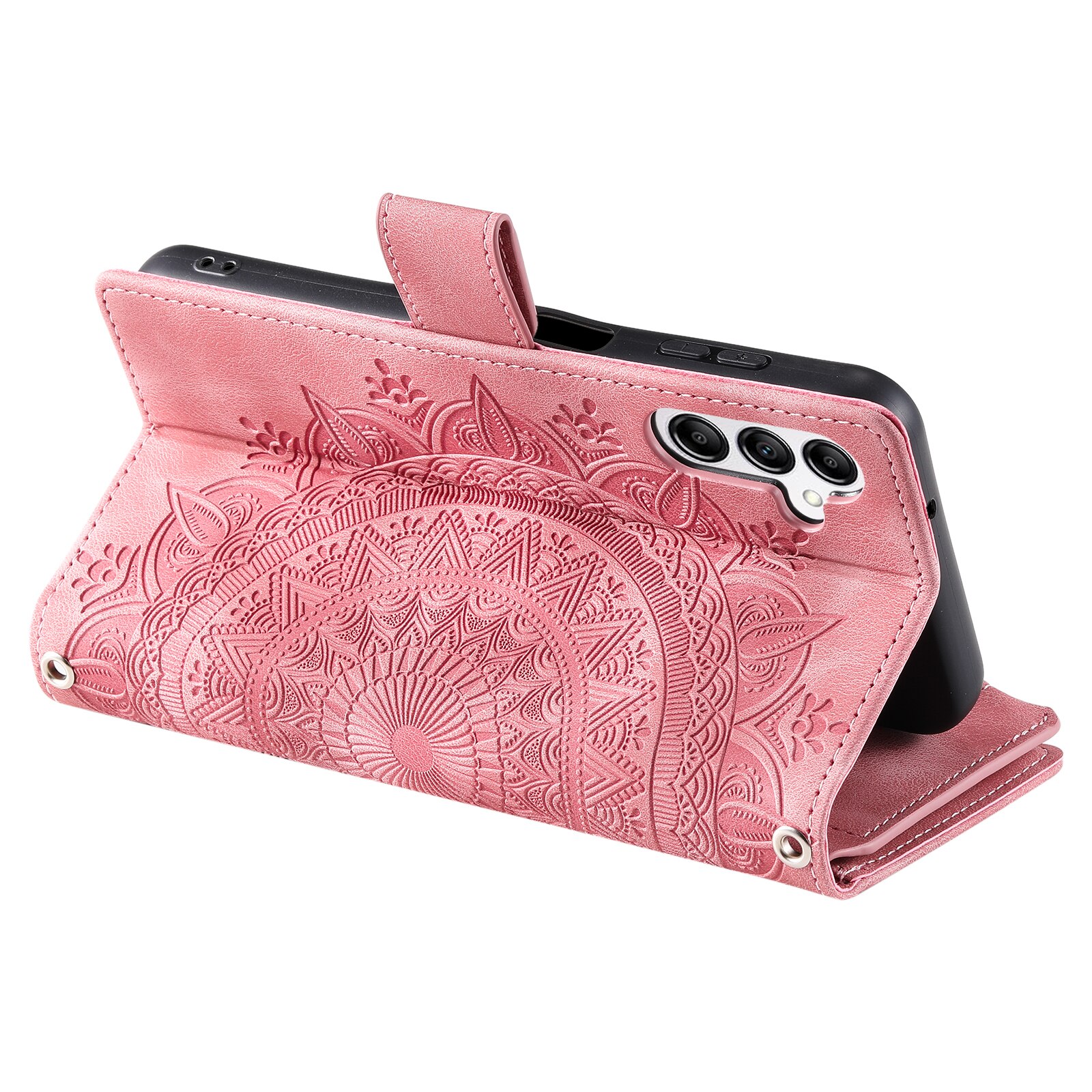 Plånboksväska Samsung Galaxy S25 FE Mandala Rosa
