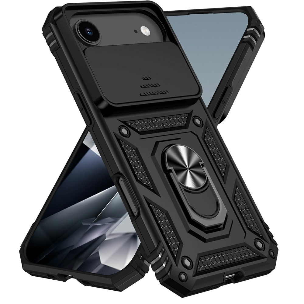 Hybridskal Ring + Kameraskydd iPhone 17 Air Svart