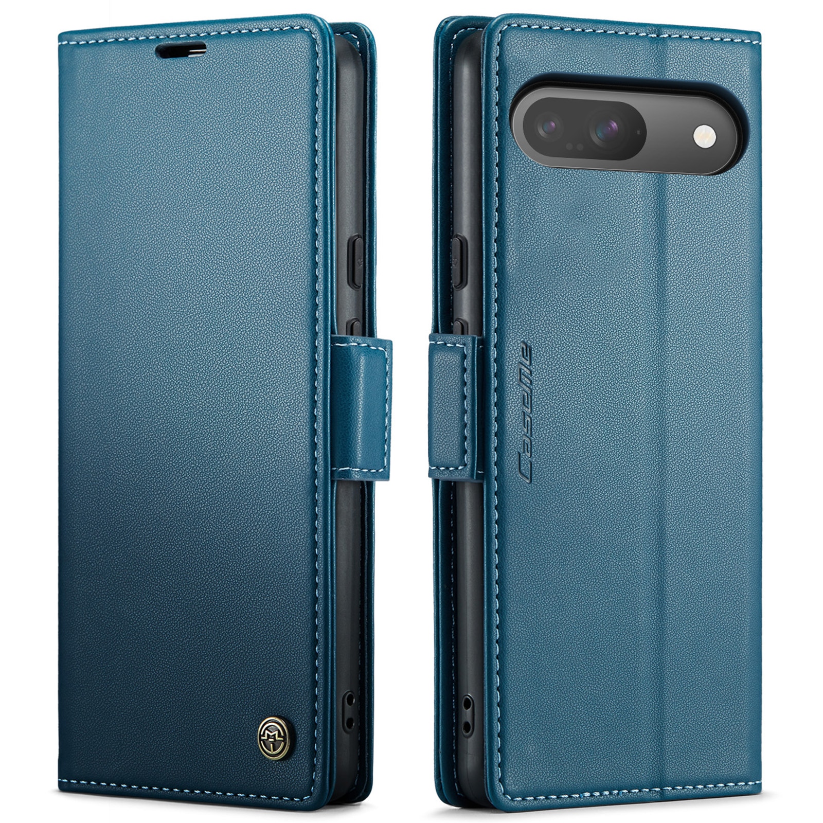 Slim Plånboksfodral RFID-skydd Google Pixel 10 Blå