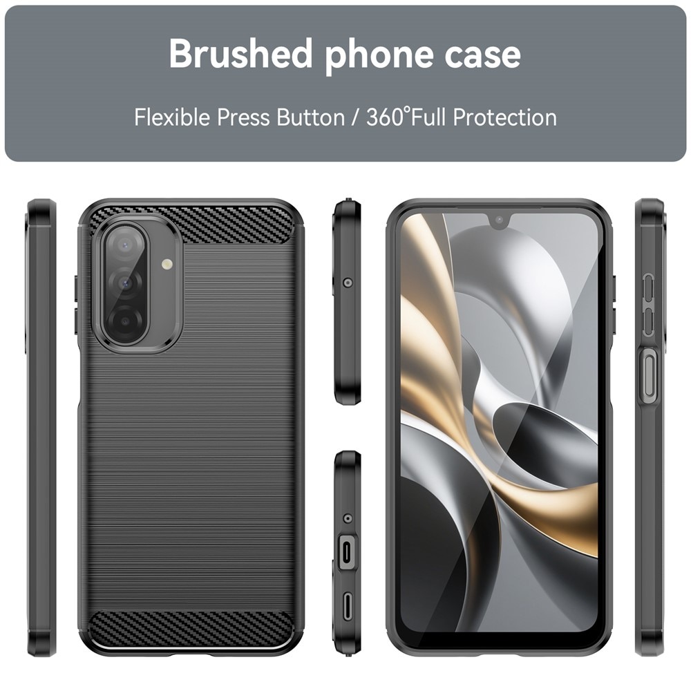 Samsung Galaxy A17 Skal TPU Brushed Svart