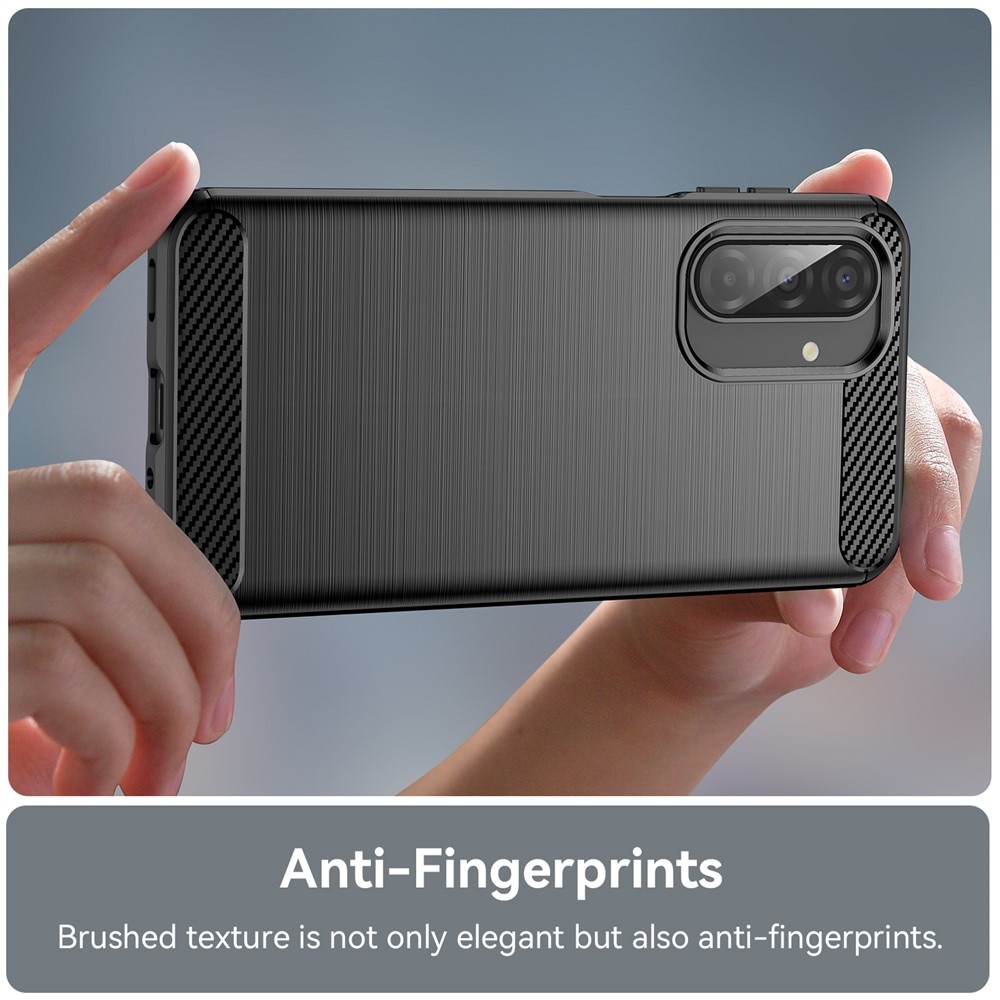 Samsung Galaxy A17 Skal TPU Brushed Svart