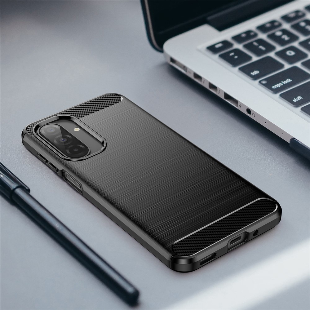 Samsung Galaxy A17 Skal TPU Brushed Svart