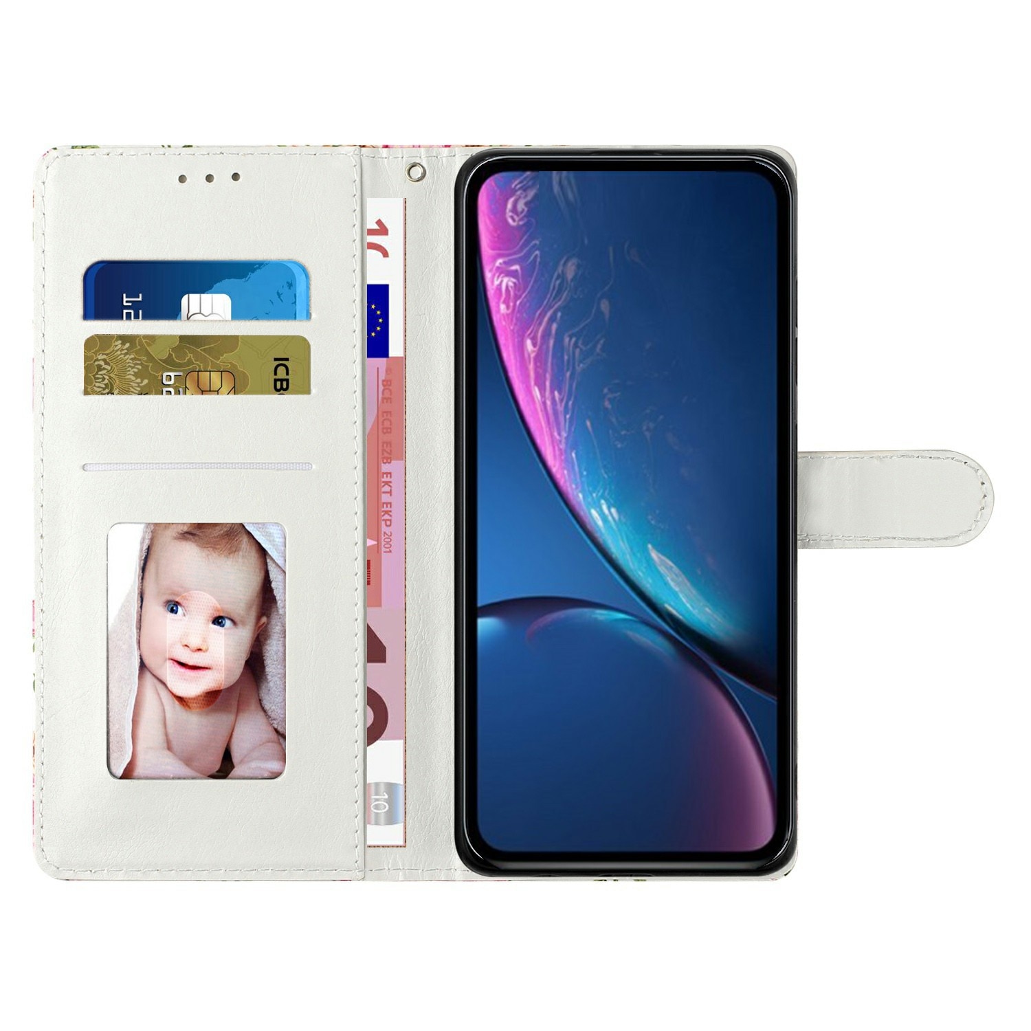 Mobilfodral Samsung Galaxy S25 FE rosa marmor