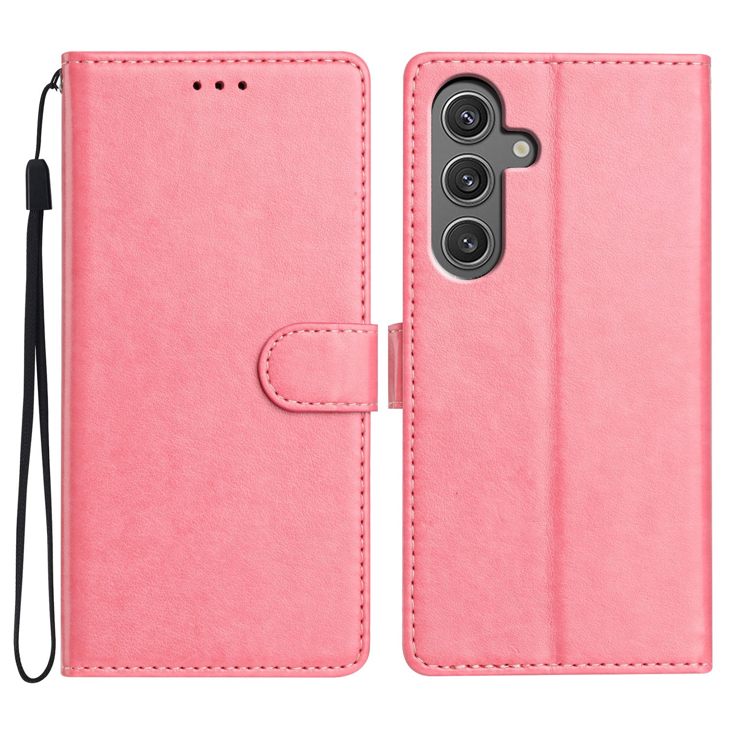 Läderfodral Samsung Galaxy S25 FE Rosa