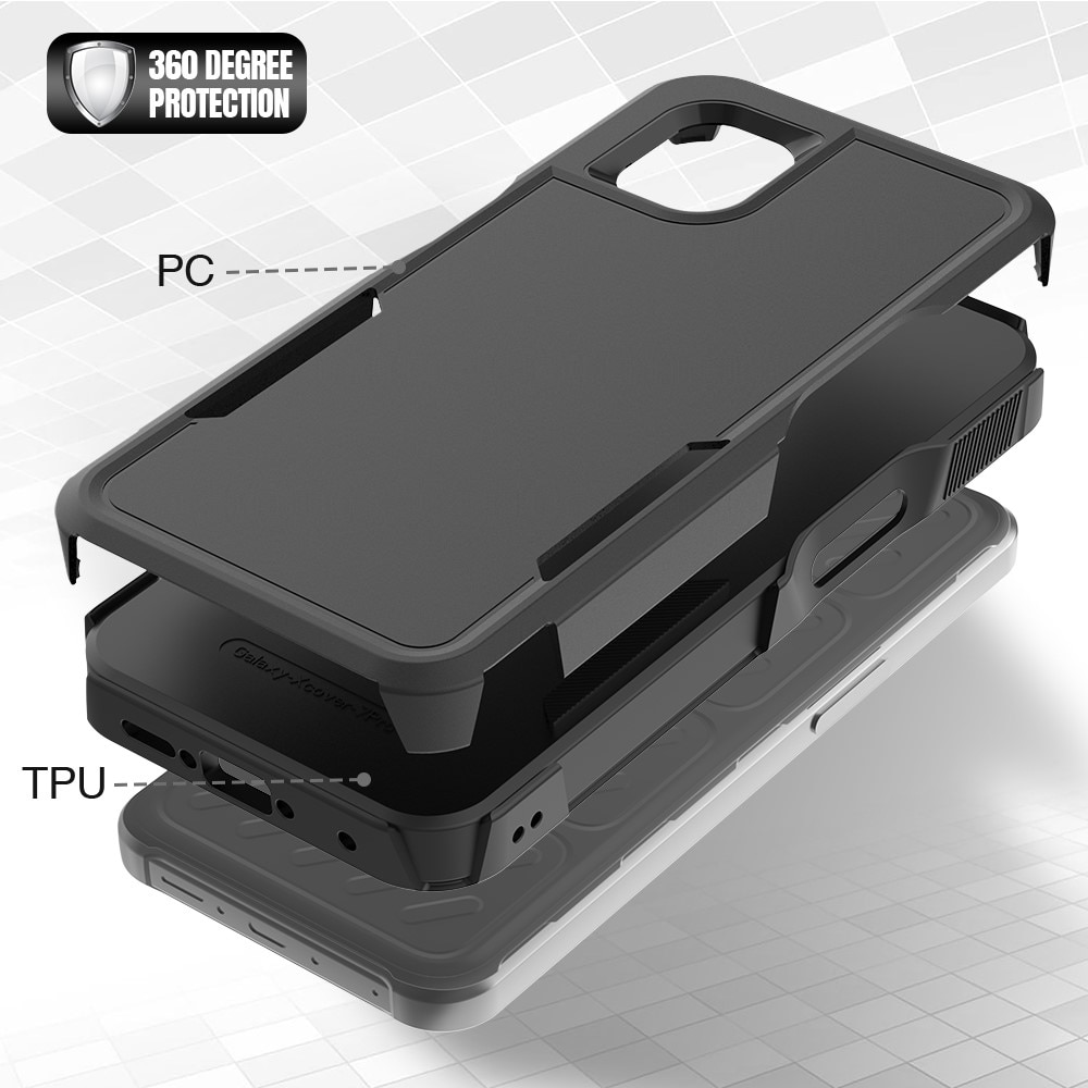 Off-road Hybridskal Samsung Galaxy Xcover 7 Pro svart