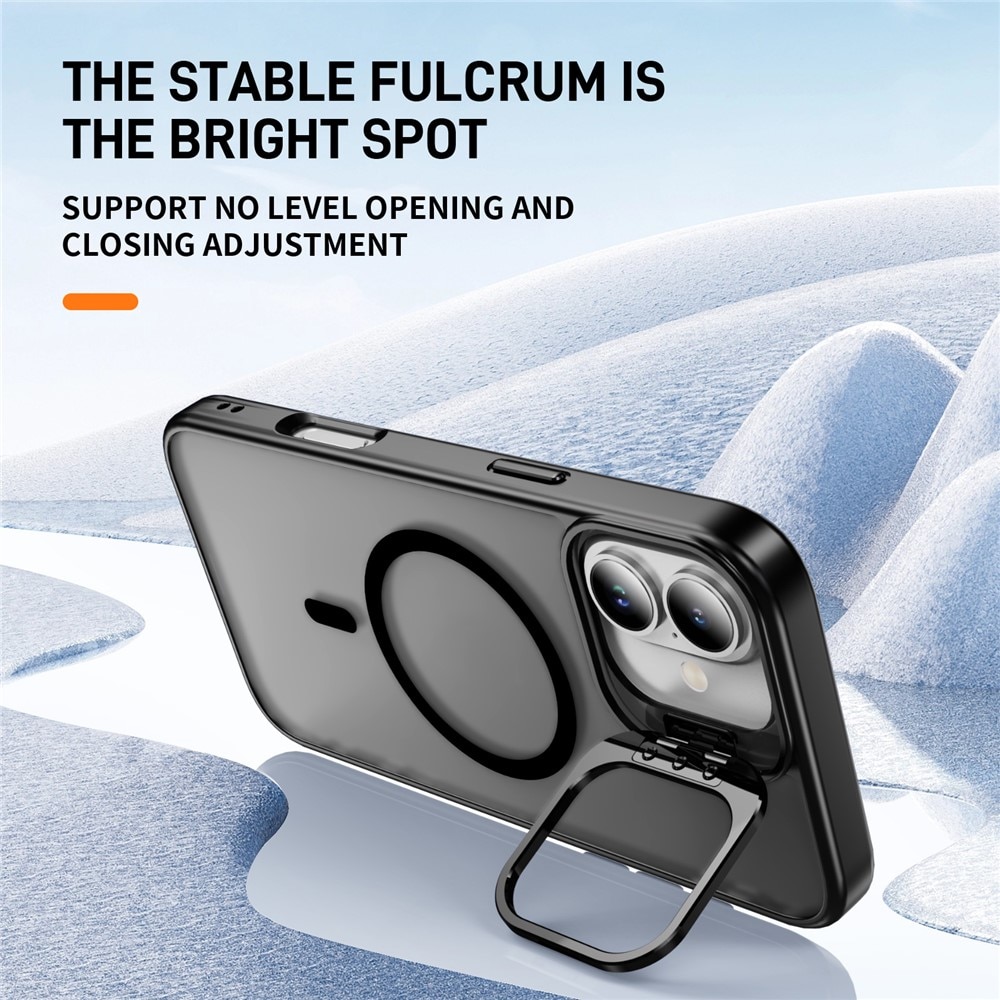 Hybridskal Kickstand MagSafe iPhone 17 Svart