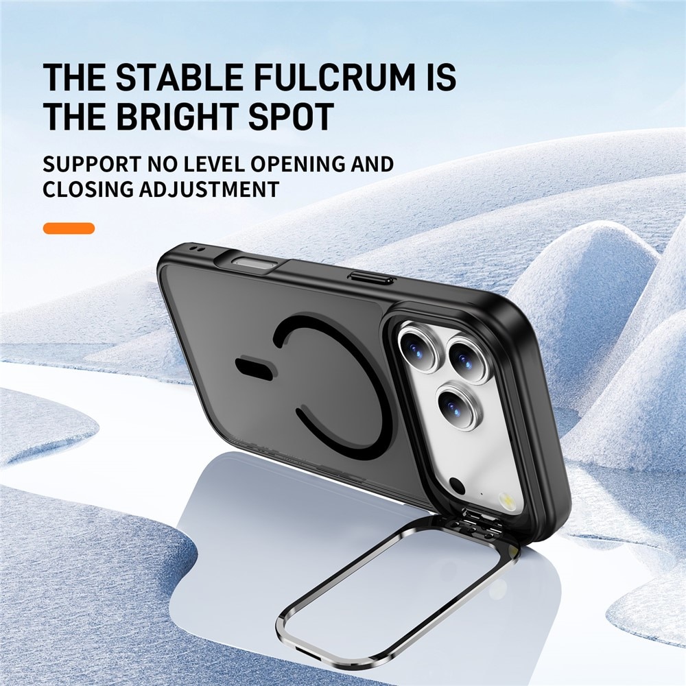 Hybridskal Kickstand MagSafe iPhone 17 Pro Max Svart