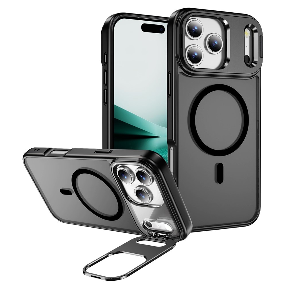 Hybridskal Kickstand MagSafe iPhone 17 Pro Svart