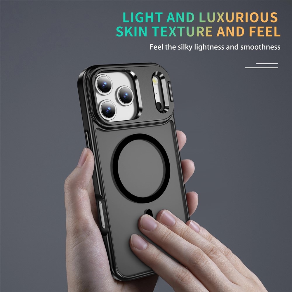 Hybridskal Kickstand MagSafe iPhone 17 Pro Svart