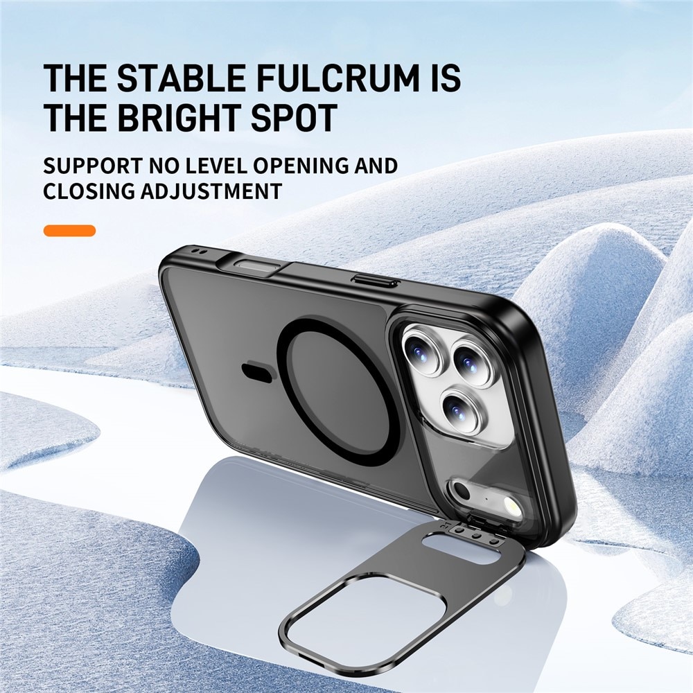 Hybridskal Kickstand MagSafe iPhone 17 Pro Svart