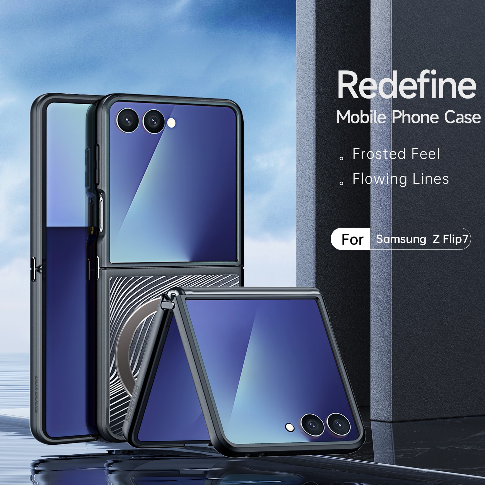 Aimo MagSafe Skal Samsung Galaxy Z Flip 7 svart