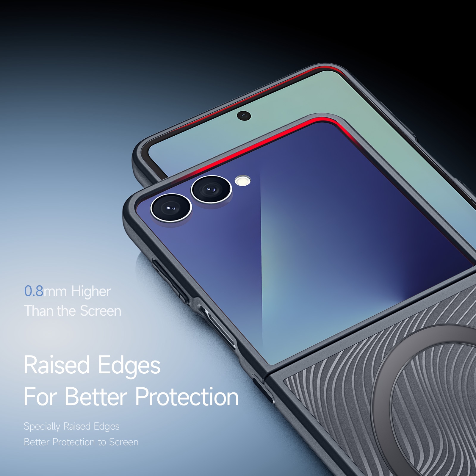 Aimo MagSafe Skal Samsung Galaxy Z Flip 7 svart