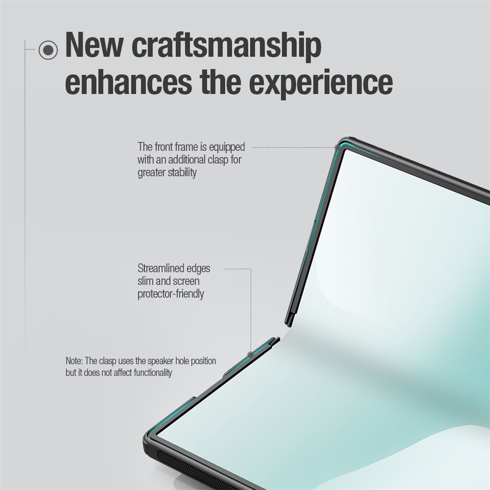Frosted Shield MagSafe Samsung Galaxy Z Fold 7 svart