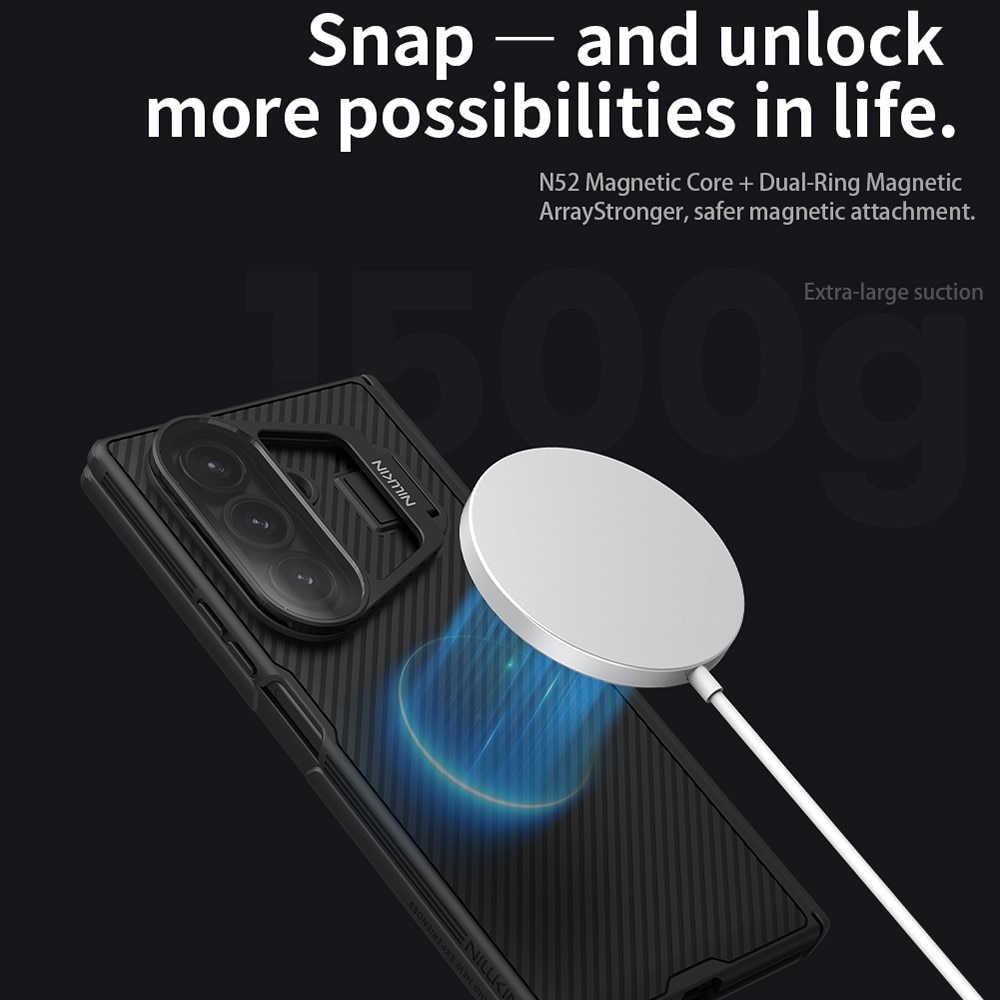 CamShield Prop Magnetic Skal Samsung Galaxy Z Fold 7 svart