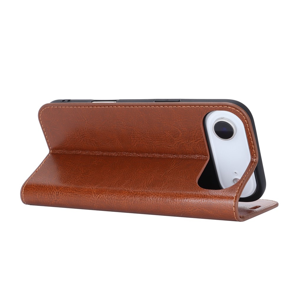 Mobilfodral Äkta Läder iPhone 17 Air Svart