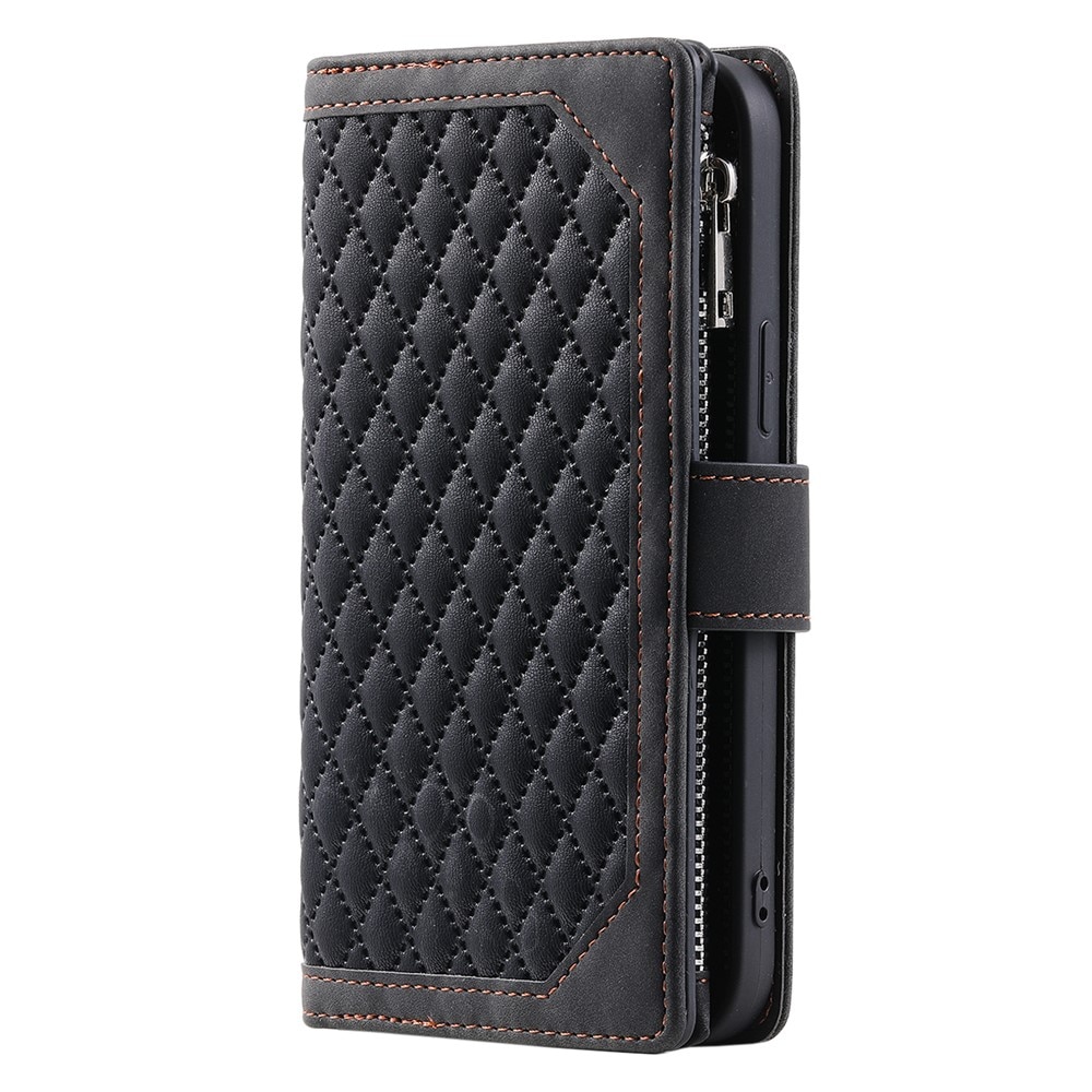Plånboksväska iPhone 17 Quilted Svart
