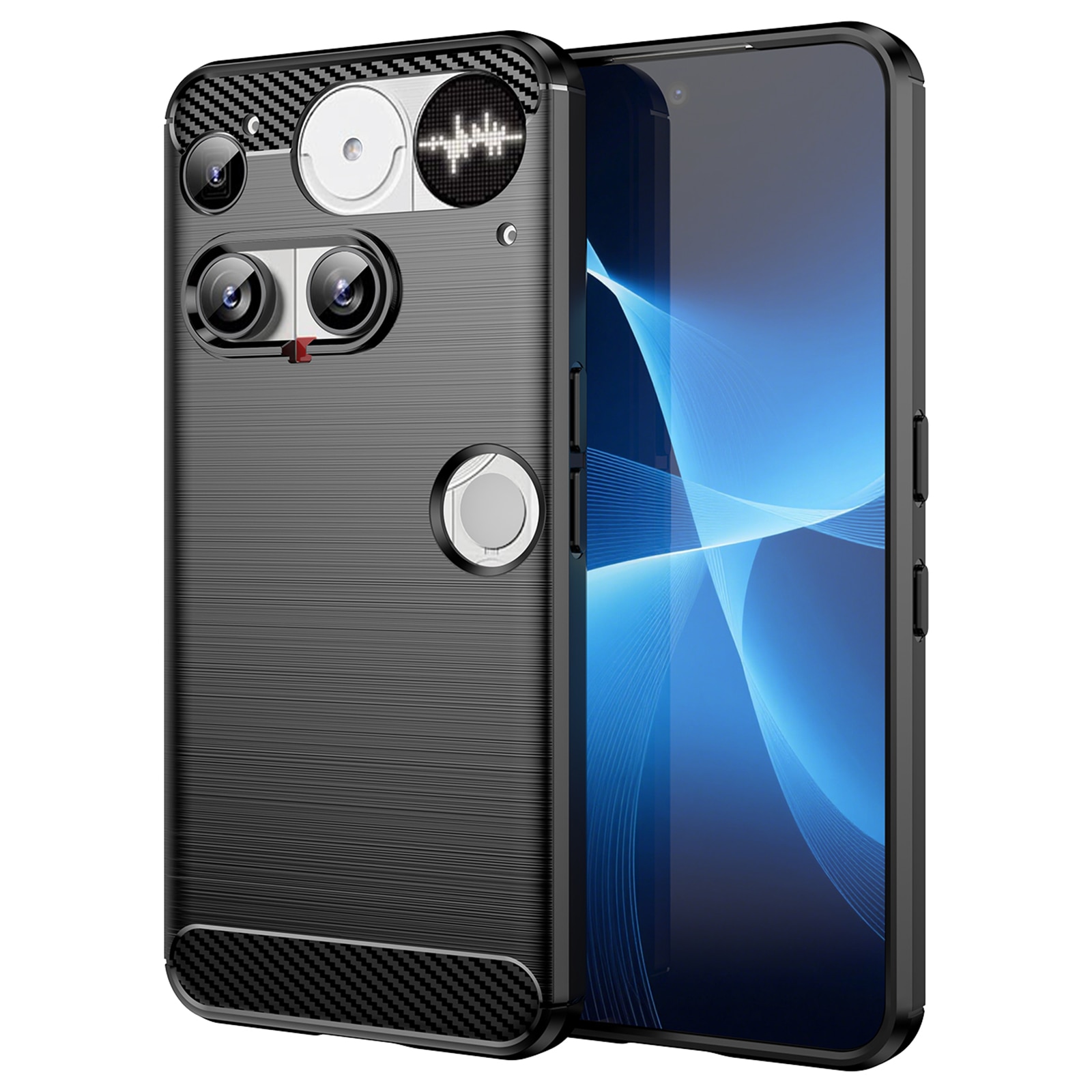 Nothing Phone 3 Skal TPU Brushed Svart