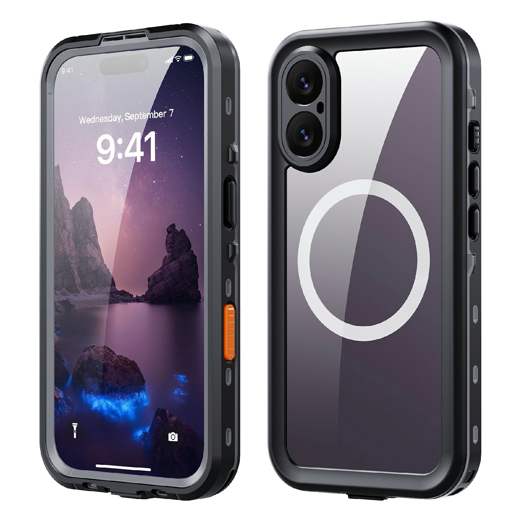 Vattentätt Skal iPhone 17 transparent