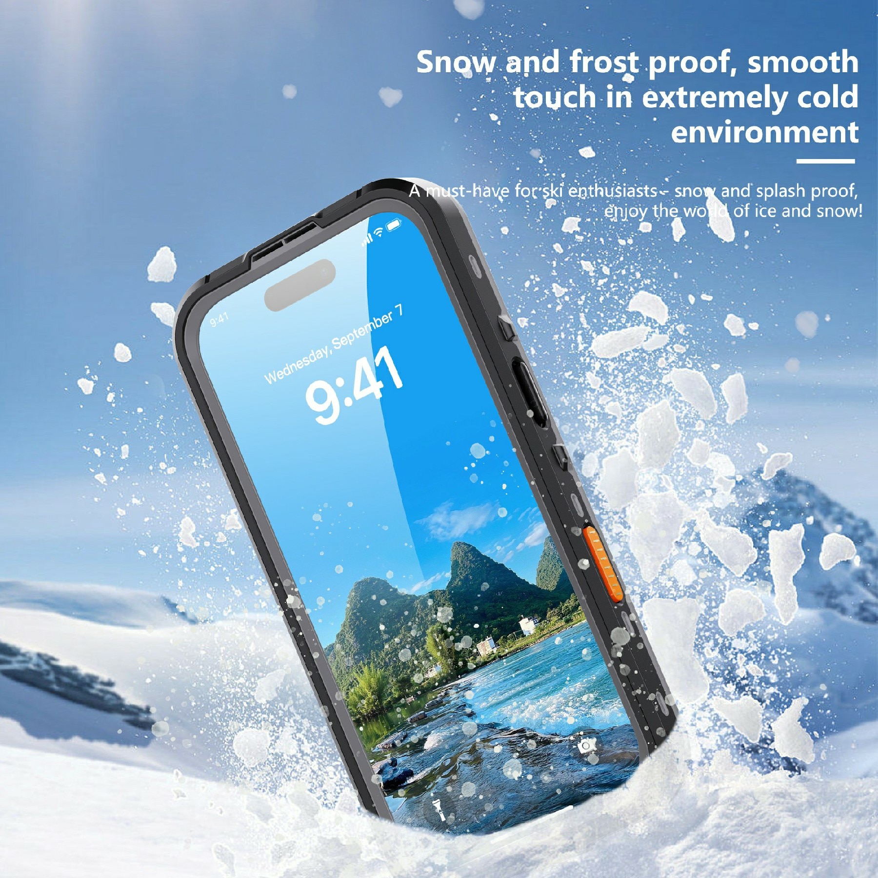 Vattentätt Skal iPhone 17 Pro transparent