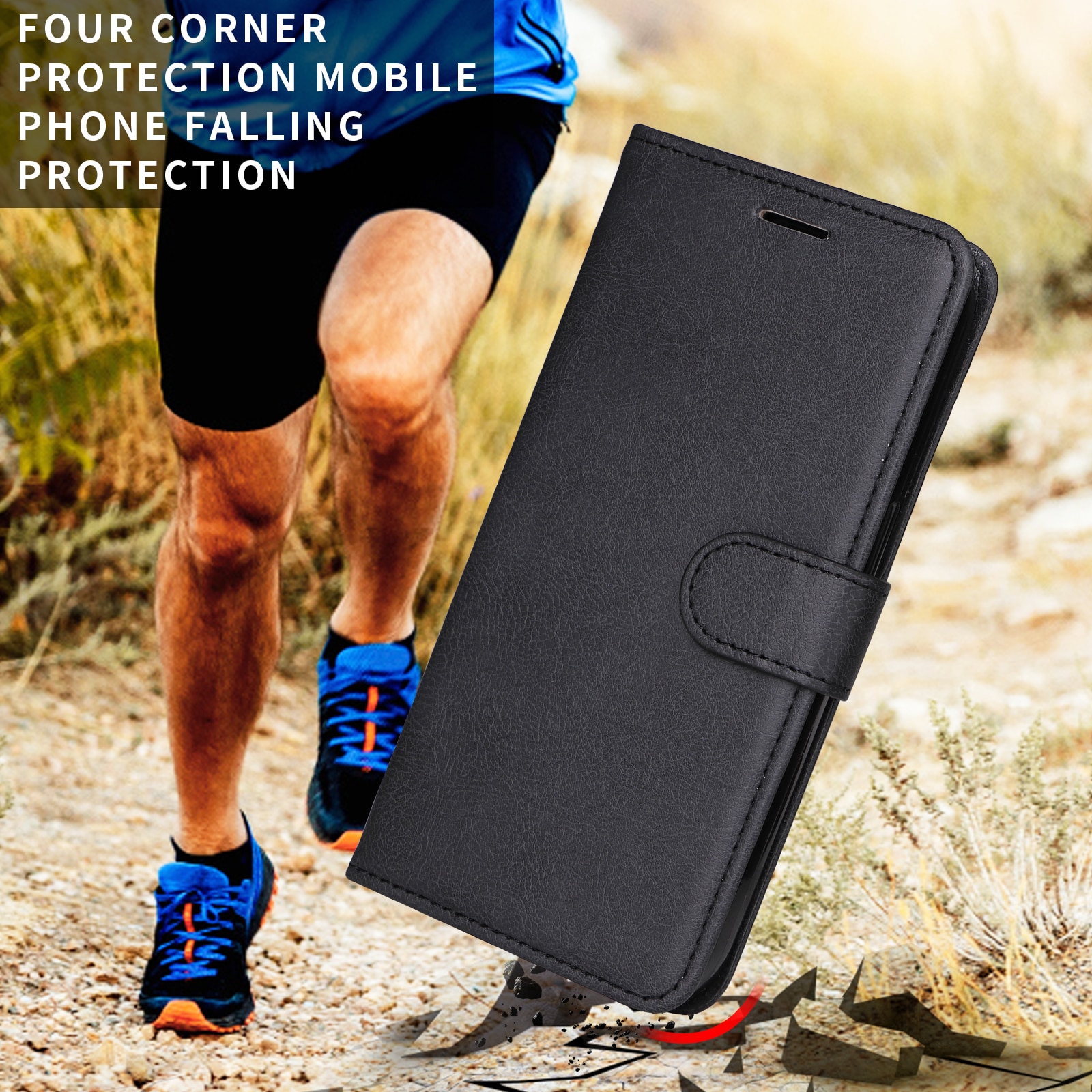 Plånboksfodral Xiaomi Redmi 15C svart