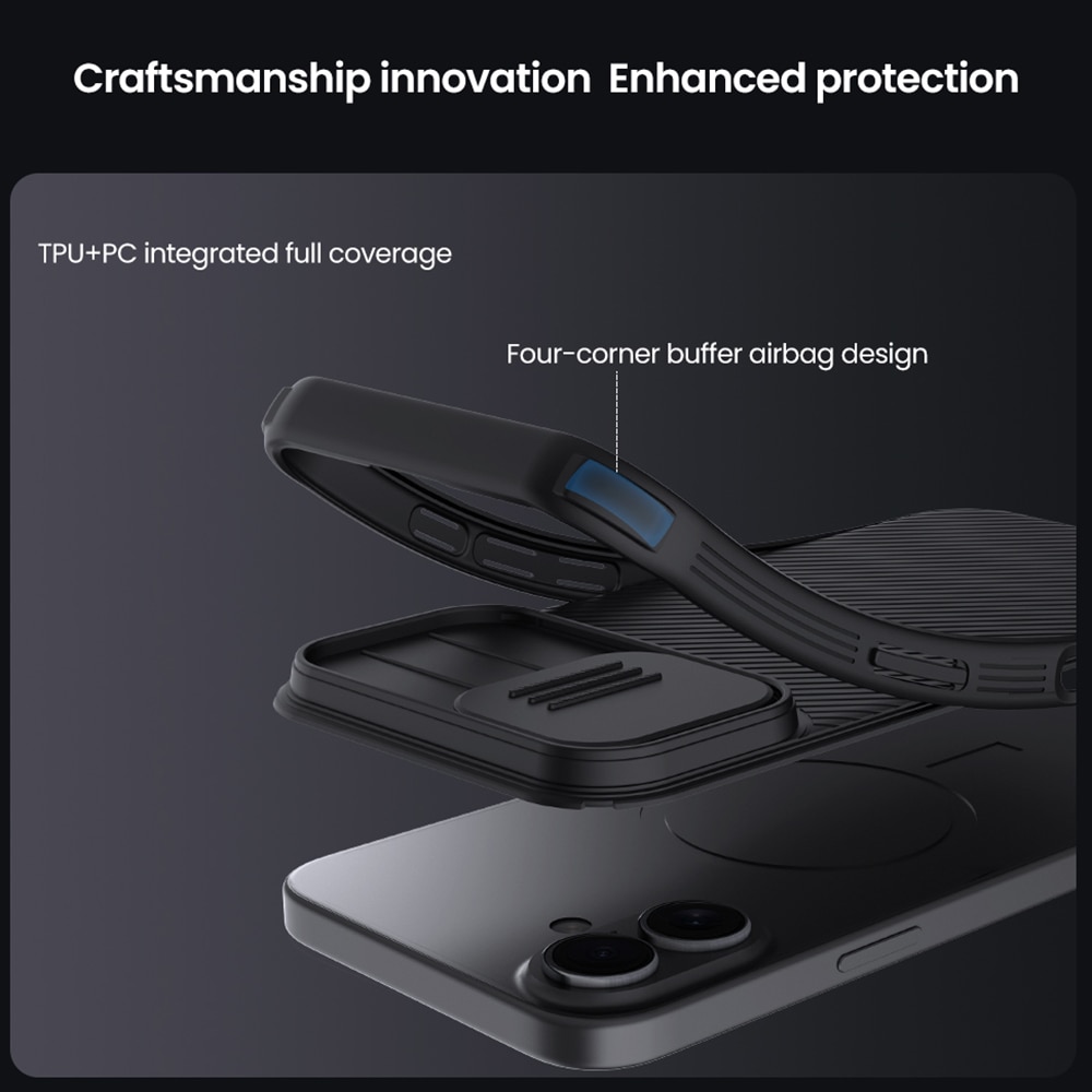 CamShield Skal iPhone 17 Grön