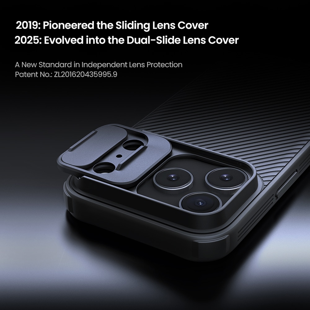 CamShield Skal iPhone 17 Pro Svart